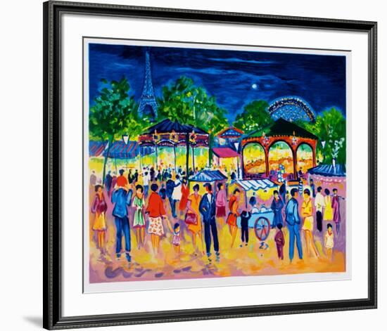 Fête foraine à Paris-Jean-claude Picot-Framed Premium Edition