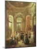 Fete Galante, Music and Dancing-Jean Baptiste Pater-Mounted Giclee Print