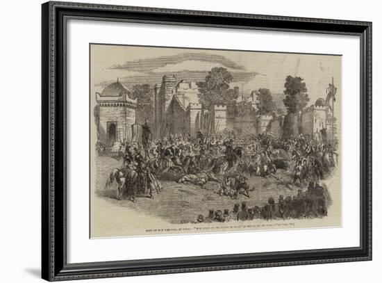 Fete of the Emperor, at Paris, The Field of the Cloth of Gold, in the Champ De Mars-null-Framed Giclee Print