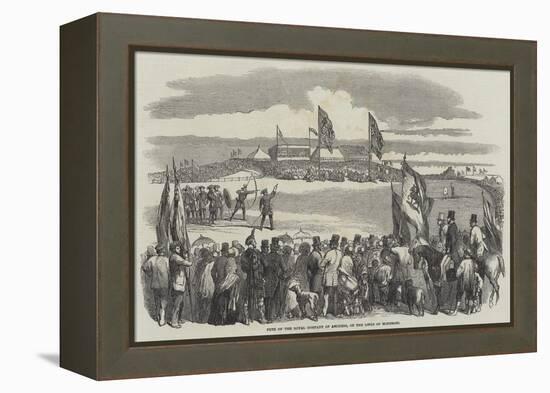 Fete of the Royal Company of Archers, on the Links of Montrose-null-Framed Premier Image Canvas