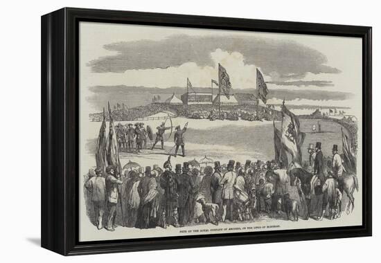 Fete of the Royal Company of Archers, on the Links of Montrose-null-Framed Premier Image Canvas