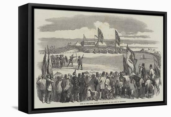 Fete of the Royal Company of Archers, on the Links of Montrose-null-Framed Premier Image Canvas