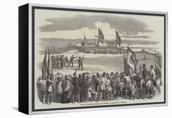 Fete of the Royal Company of Archers, on the Links of Montrose-null-Framed Premier Image Canvas