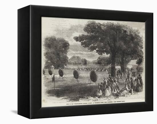 Fete of the Worcestershire Archery Society, at Sherridge Court, Near Worcester-null-Framed Premier Image Canvas