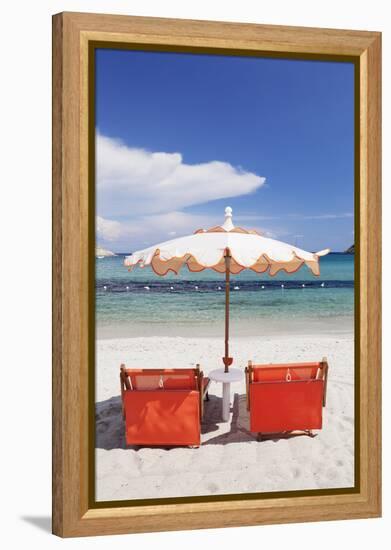 Fetovaia Beach, Island of Elba, Livorno Province, Tuscany, Italy-Markus Lange-Framed Premier Image Canvas