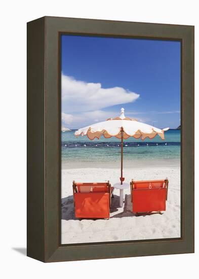 Fetovaia Beach, Island of Elba, Livorno Province, Tuscany, Italy-Markus Lange-Framed Premier Image Canvas