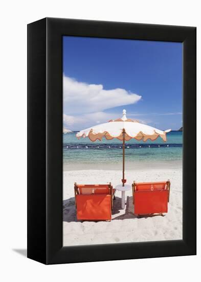 Fetovaia Beach, Island of Elba, Livorno Province, Tuscany, Italy-Markus Lange-Framed Premier Image Canvas