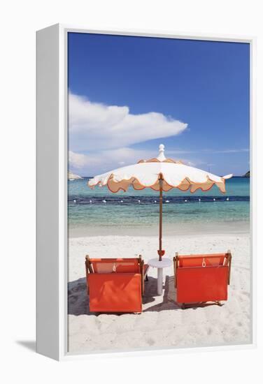 Fetovaia Beach, Island of Elba, Livorno Province, Tuscany, Italy-Markus Lange-Framed Premier Image Canvas