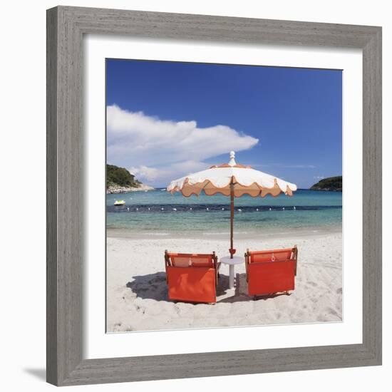 Fetovaia Beach, Island of Elba, Livorno Province, Tuscany, Italy-Markus Lange-Framed Photographic Print