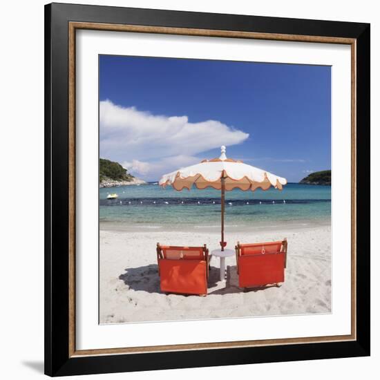 Fetovaia Beach, Island of Elba, Livorno Province, Tuscany, Italy-Markus Lange-Framed Photographic Print