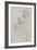 Feuille d'études : Jeanne d'Arc et têtes de femme-Gustave Moreau-Framed Giclee Print