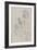 Feuille d'études : Jeanne d'Arc et têtes de femme-Gustave Moreau-Framed Giclee Print