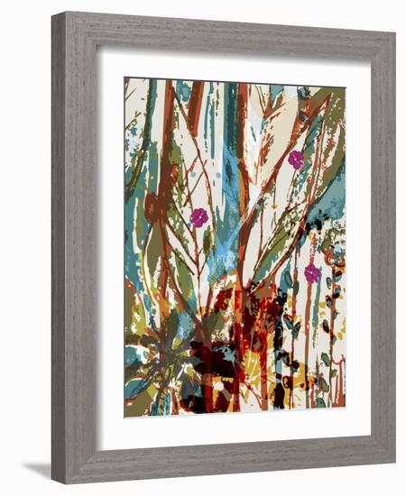 Feuilles-Anne Cote-Framed Giclee Print