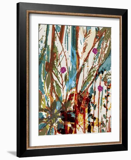 Feuilles-Anne Cote-Framed Giclee Print