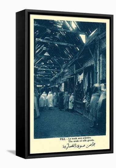 Fez Silk Market-null-Framed Stretched Canvas