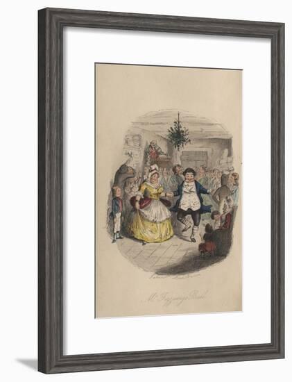 Fezziwig's Ball - a Christmas Carol, 1843-John Leech-Framed Giclee Print