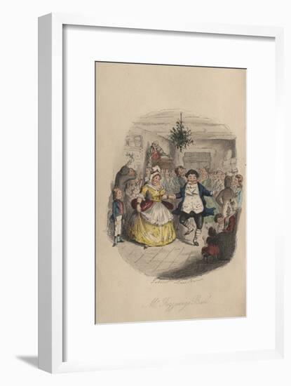 Fezziwig's Ball - a Christmas Carol, 1843-John Leech-Framed Giclee Print