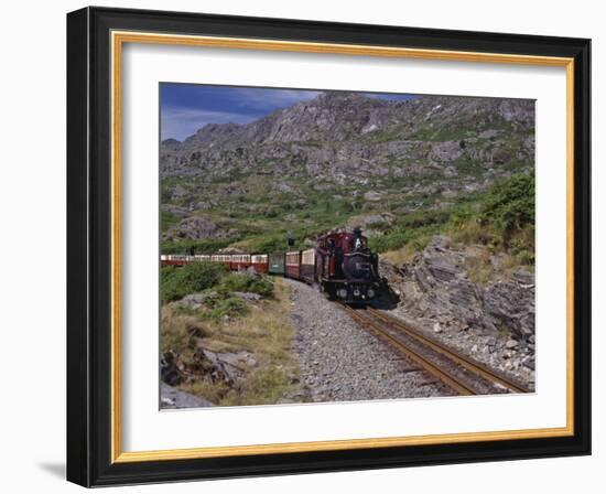 Ffestiniog Railway at Tanygrisiau-Nigel Blythe-Framed Photographic Print