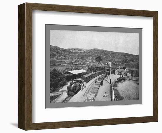 Ffestiniog Railway: Tan-Y-Bwlch Station, c1900-Carl Norman-Framed Photographic Print