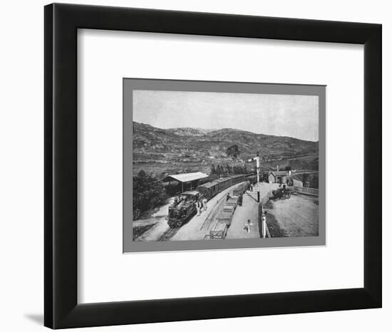 Ffestiniog Railway: Tan-Y-Bwlch Station, c1900-Carl Norman-Framed Photographic Print