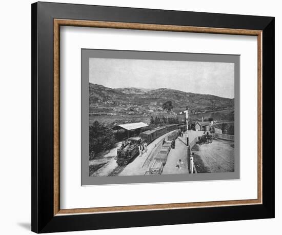 Ffestiniog Railway: Tan-Y-Bwlch Station, c1900-Carl Norman-Framed Photographic Print