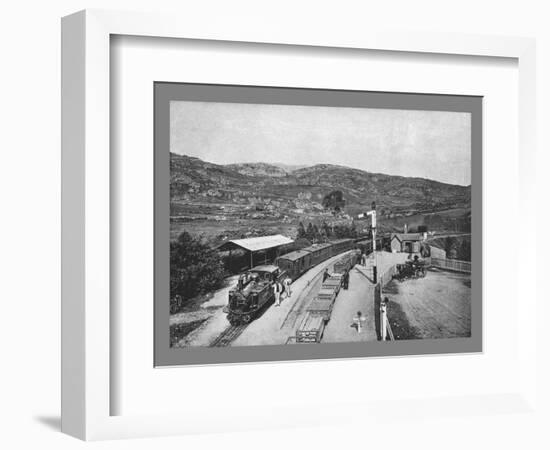 Ffestiniog Railway: Tan-Y-Bwlch Station, c1900-Carl Norman-Framed Photographic Print