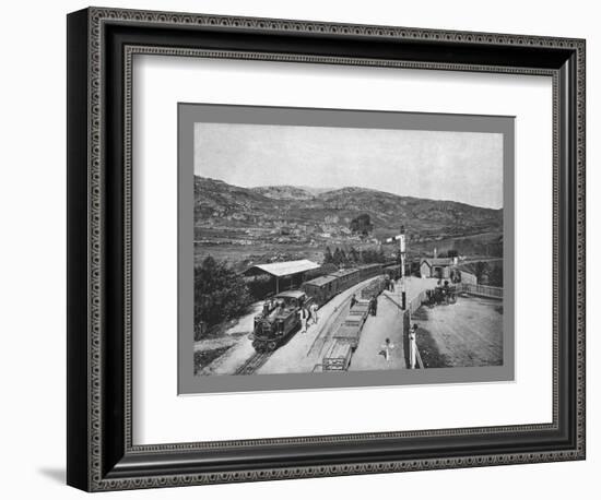 Ffestiniog Railway: Tan-Y-Bwlch Station, c1900-Carl Norman-Framed Photographic Print