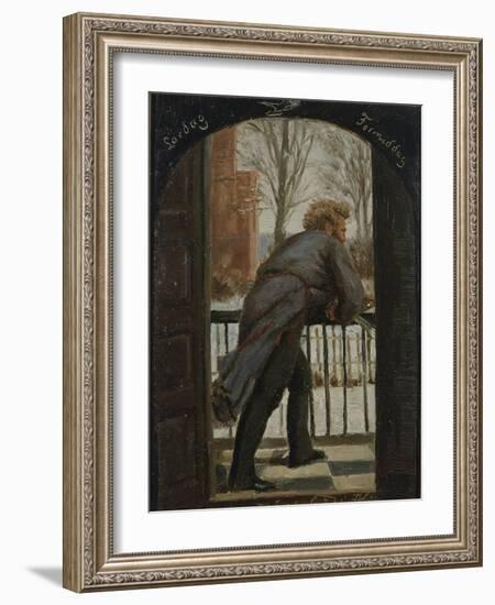 FH Pinx, 1872 oil on board-Fritz Thaulow-Framed Giclee Print