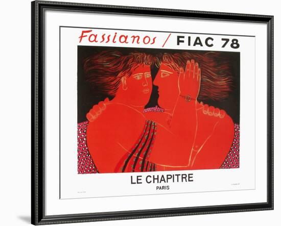 Fiac 78-Alexandre Fassianos-Framed Collectable Print