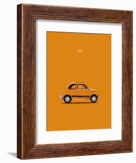 Fiat 500 Abarth 1969-Mark Rogan-Framed Art Print