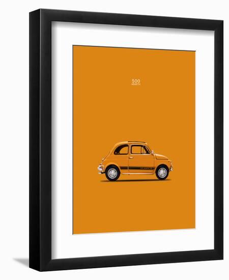 Fiat 500 Abarth 1969-Mark Rogan-Framed Art Print