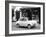 Fiat 500 Parked Outside a Quaint Shop, 1969-null-Framed Photographic Print