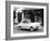 Fiat 500 Parked Outside a Quaint Shop, 1969-null-Framed Photographic Print