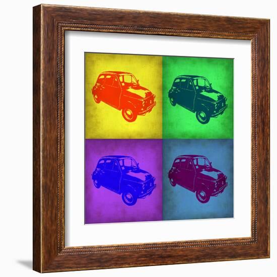 Fiat 500 Pop Art 1-NaxArt-Framed Art Print