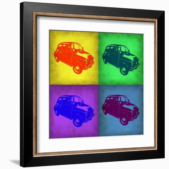 Fiat 500 Pop Art 1-NaxArt-Framed Art Print