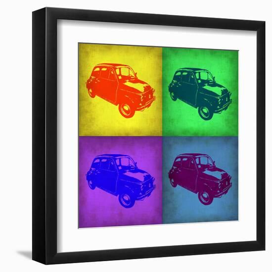 Fiat 500 Pop Art 1-NaxArt-Framed Art Print