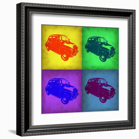 Fiat 500 Pop Art 1-NaxArt-Framed Art Print