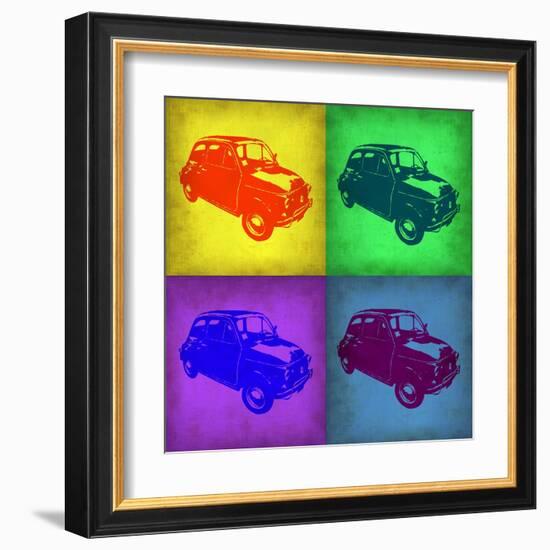 Fiat 500 Pop Art 1-NaxArt-Framed Art Print