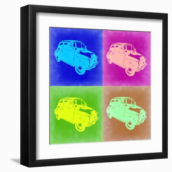 Fiat 500 Pop Art 2-NaxArt-Framed Art Print