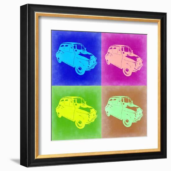 Fiat 500 Pop Art 2-NaxArt-Framed Art Print