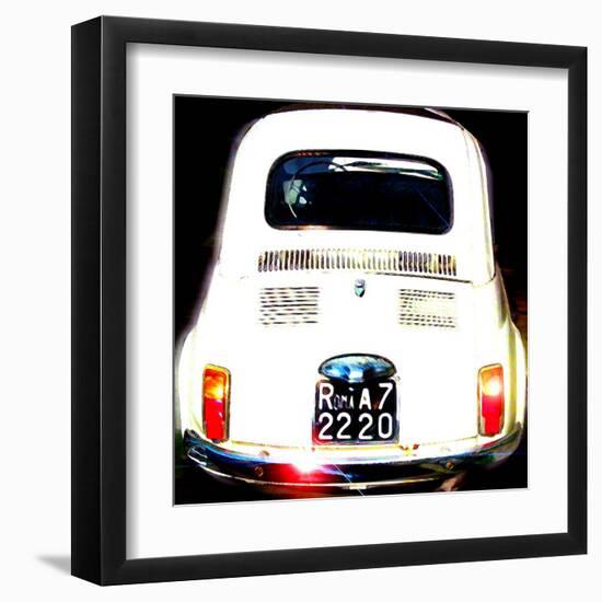 Fiat 500, Rome-Tosh-Framed Art Print