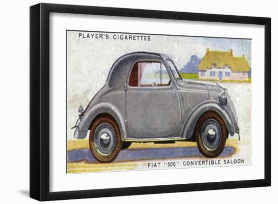 Fiat 500-null-Framed Art Print