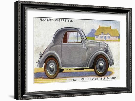 Fiat 500-null-Framed Art Print