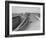 Fiat Car Driving Along the Desolate Street-Carl Mydans-Framed Photographic Print