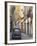 Fiat Driving in Narrow Street, Sassari, Sardinia, Italy-Doug Pearson-Framed Photographic Print