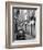 Fiat Driving in Narrow Street, Sassari, Sardinia, Italy-Doug Pearson-Framed Photographic Print