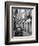 Fiat Driving in Narrow Street, Sassari, Sardinia, Italy-Doug Pearson-Framed Photographic Print