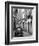 Fiat Driving in Narrow Street, Sassari, Sardinia, Italy-Doug Pearson-Framed Photographic Print