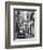 Fiat Driving in Narrow Street, Sassari, Sardinia, Italy-Doug Pearson-Framed Photographic Print