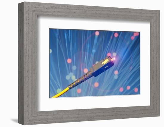 Fiber Cables-kenny001-Framed Photographic Print